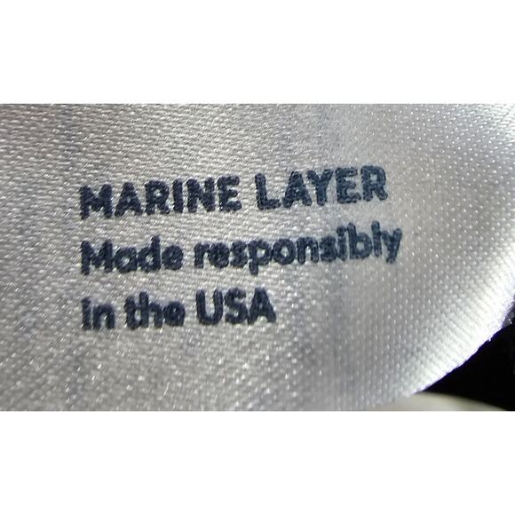 Marine Layer Trident Ink Keep Tahoe Blue T Shirt Made In USA XS NWT - Picture 9 of 9